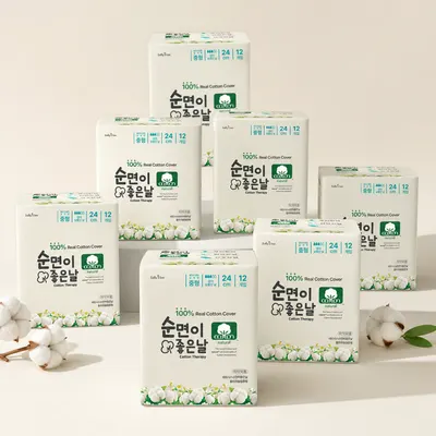 샐리의법칙 순면이좋은날 생리대