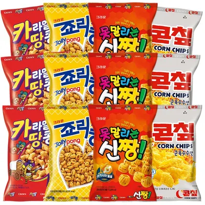 크라운제과 인기스낵모음