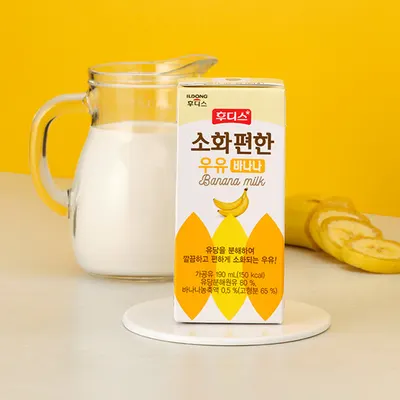 후디스 소화편한 우유 바나나