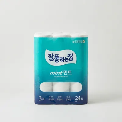 잘풀리는집 민트 3겹 화장지