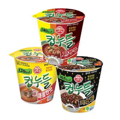 오뚜기 컵누들 3종세트