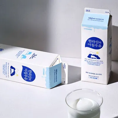 한라산 한라산의 아침우유