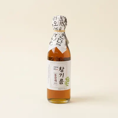 전통압착 통참기름